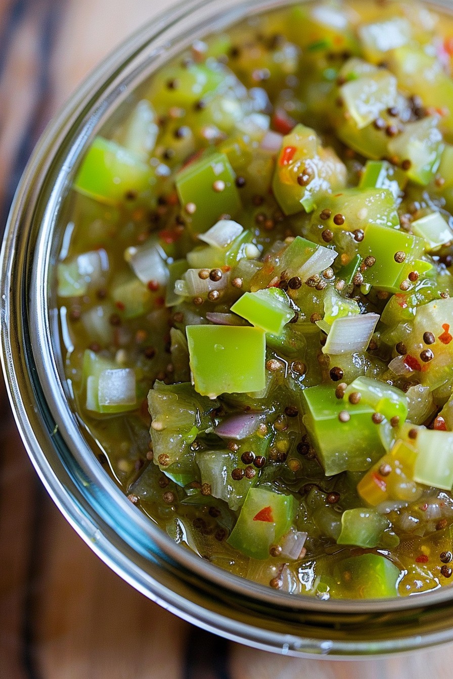 Quick Green Tomato Relish: Food Processor Shortcut for Abundant Harvests